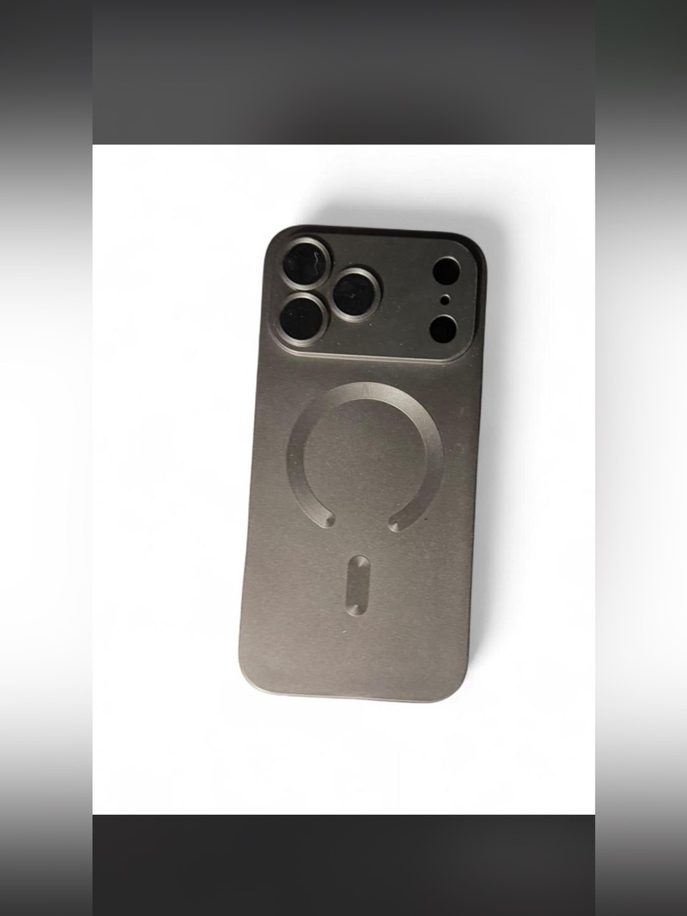 Matte Charcoal MagSafe-Compatible iPhone Case